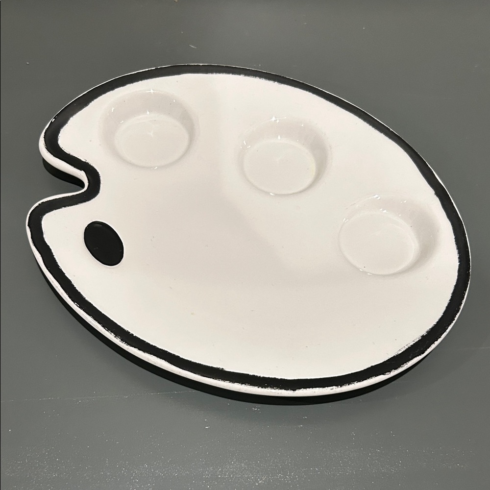 Dudson Duraline White Art Palette Serving Tray/Plate